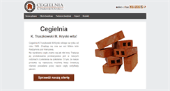 Desktop Screenshot of cegielniamokre.pl