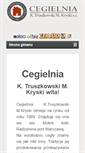 Mobile Screenshot of cegielniamokre.pl