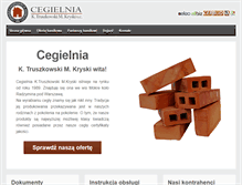 Tablet Screenshot of cegielniamokre.pl